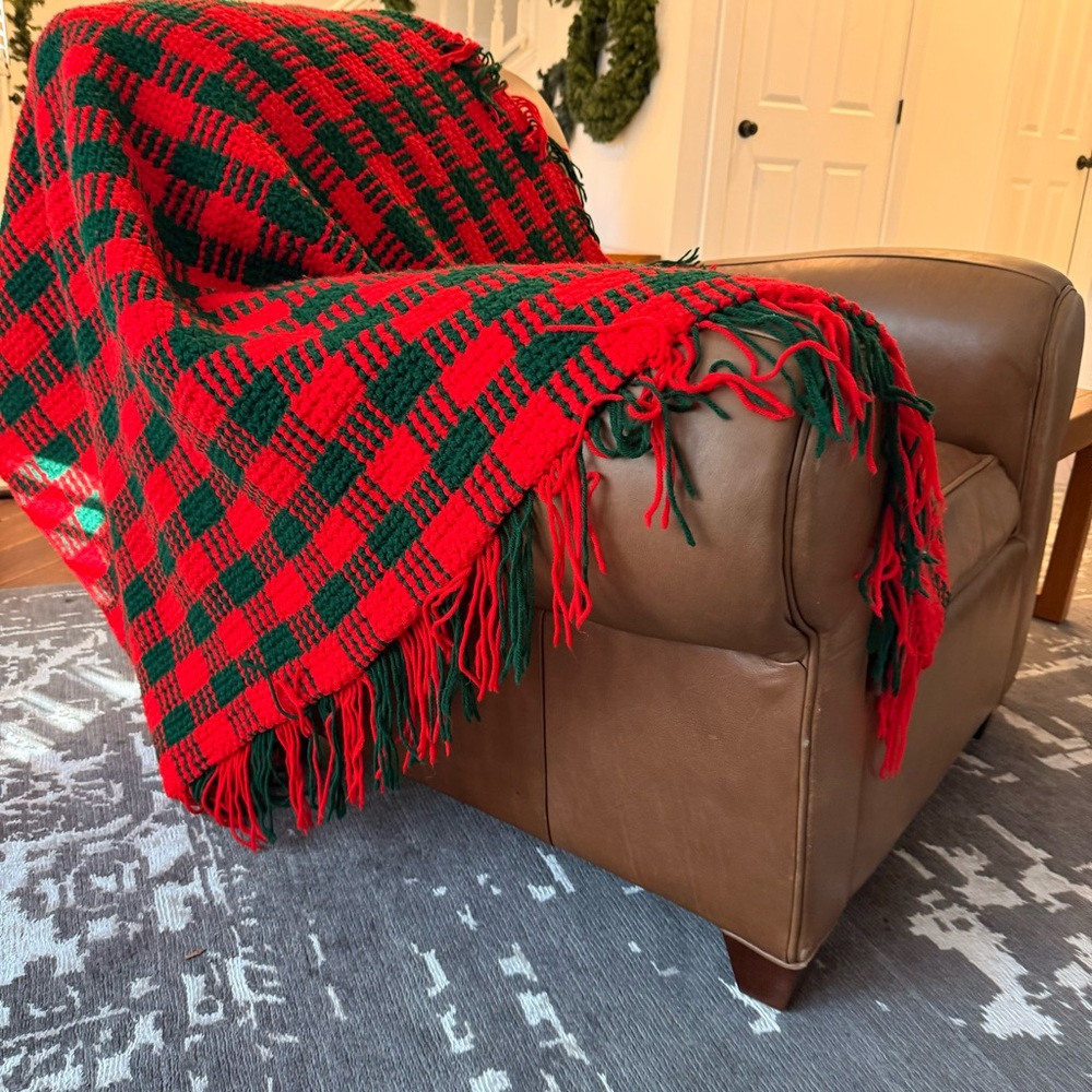 Christmas Knit Blanket